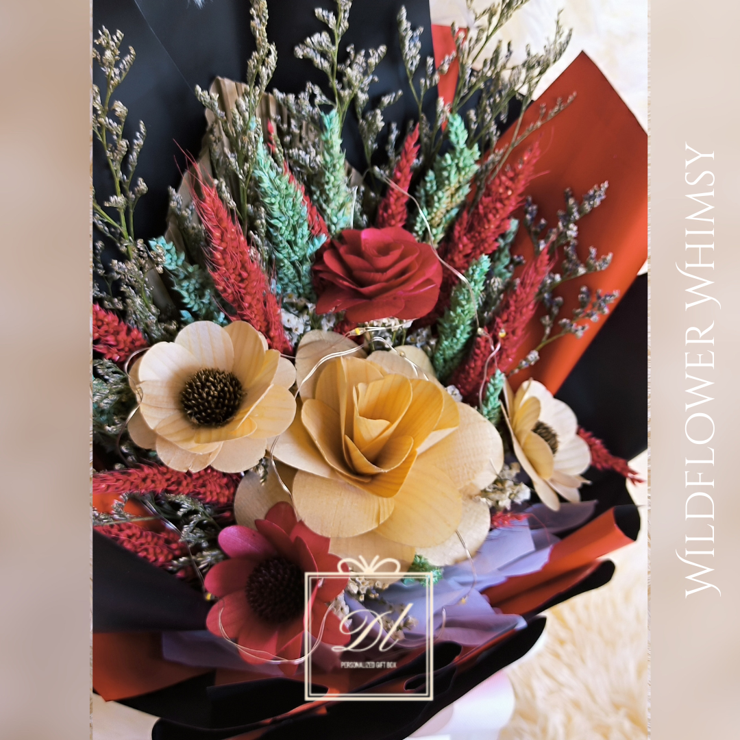 Wildflower Whimsy preserved bouquet