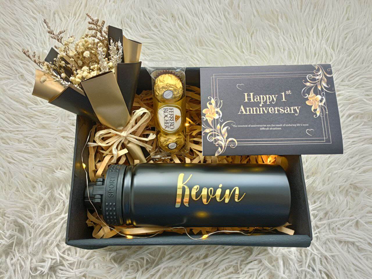 Tumbler and Flower Gift